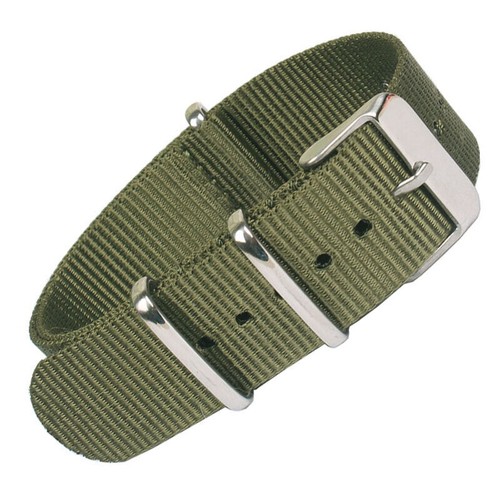 Cinturino nylon verde militare - cinturino,