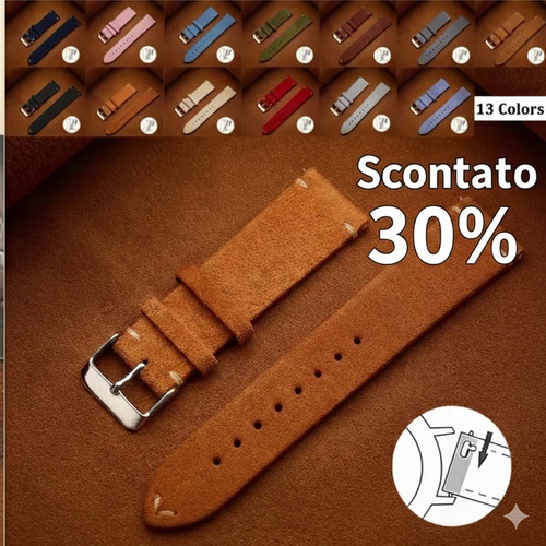 Cinturino orologio vera pelle - orologio,