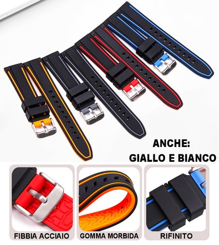 Cinturino orologio silicone - cinturino,