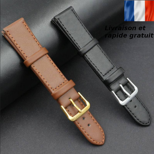 Bracelet montre cuir - haut, de
