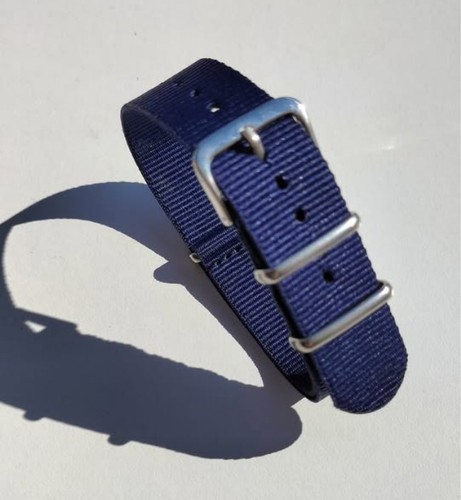 Cinturino nylon blu - cinturino, navy