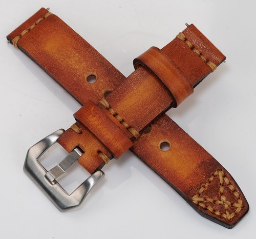 Cinturino orologio pelle fatto