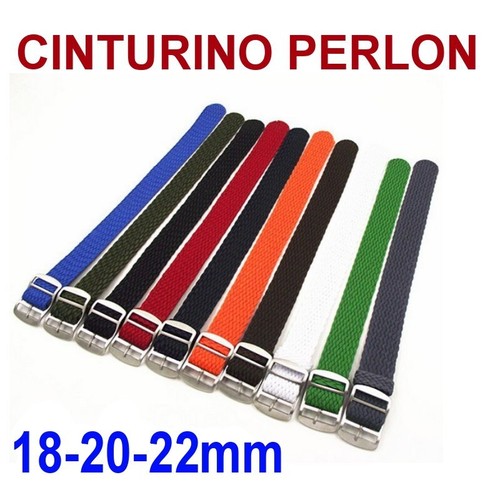 Cinturino orologio perlon - , nero